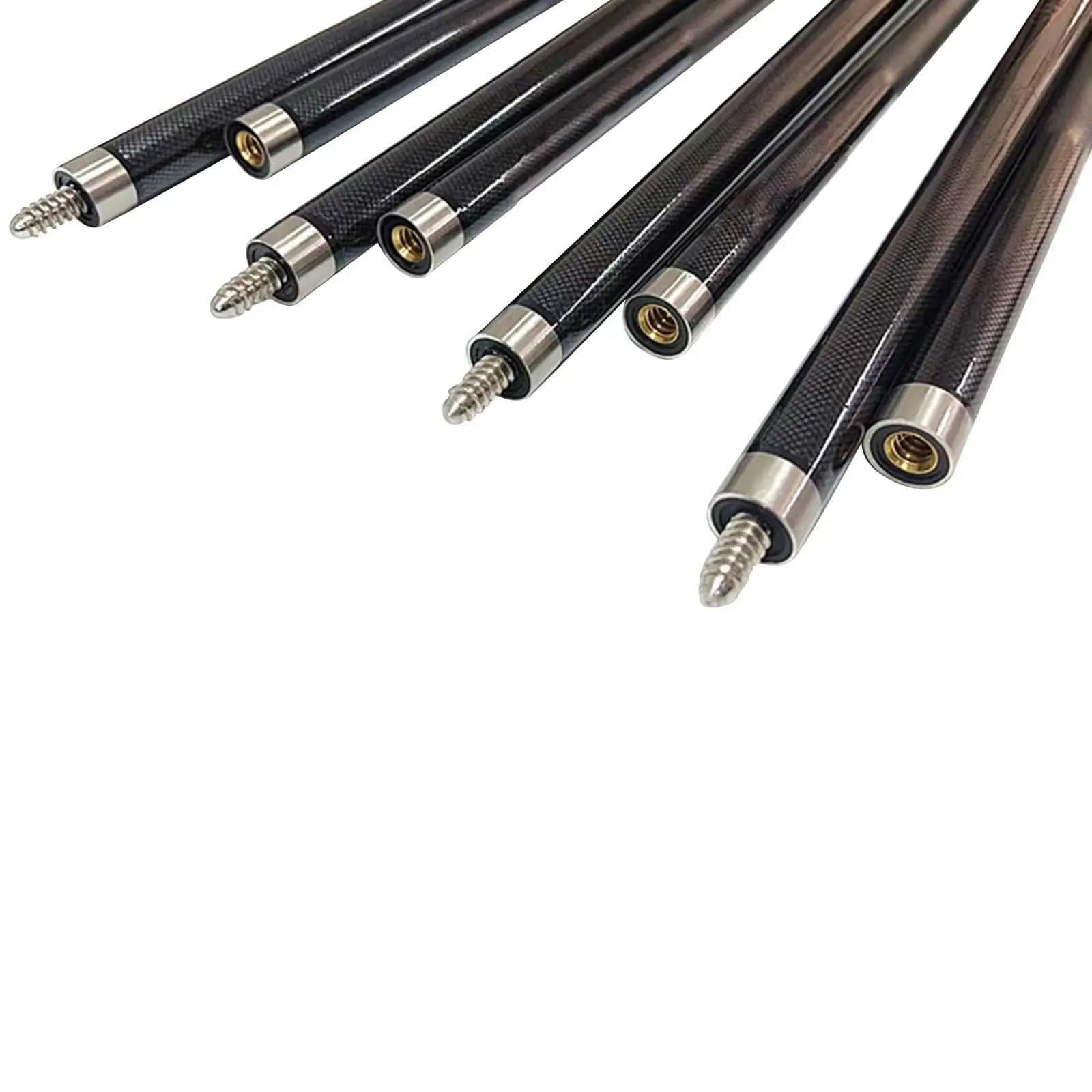 Two-piece Billiard Cue Stick 58 Inch Carbon Fiber Wooden Pool Cue for Snooker Cue Table Games Supplies