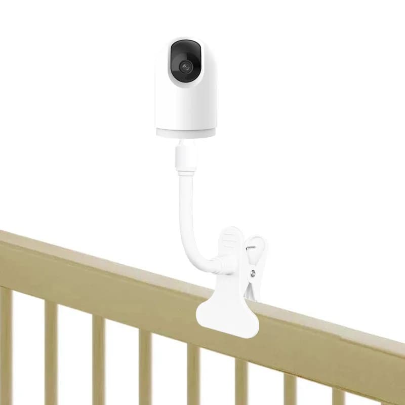 Supporto per fotocamera portatile Supporto per morsetto per fotocamera flessibile Supporto per baby monitor Webcam Monitor Base per staffa pieghevole senza punzonatura con clip
