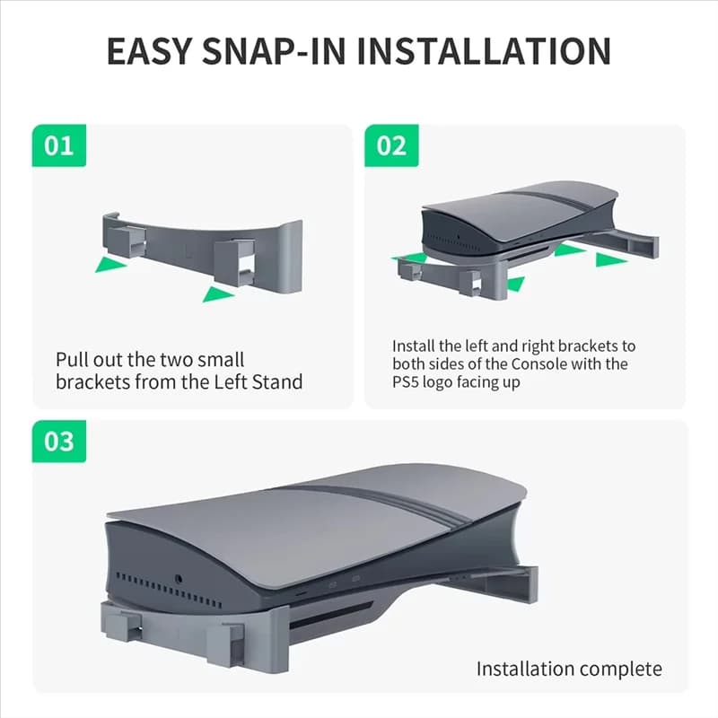 M05K Base di raffreddamento Supporto per supporto di ricambio Base orizzontale per rack di archiviazione host PS5 Pro 30esimo anniversario per accessorio PS5 Slim