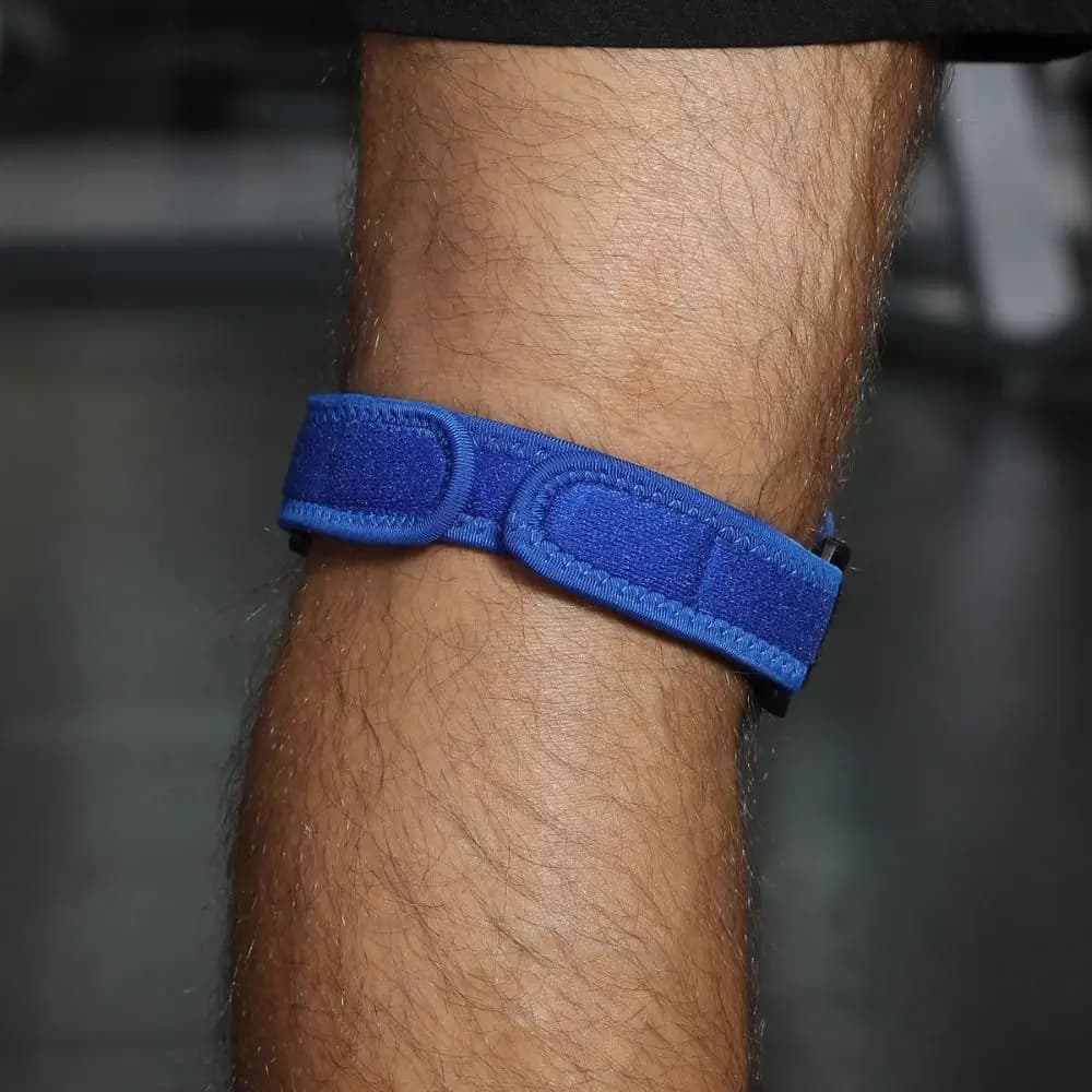 1 Paio di Fasce Regolabili per la Rotula, Cuscinetti Sportivi a Compressione Ammortizzanti, Ginocchiere Traspiranti in EVA, Supporto per Ginocchio per Fitness
