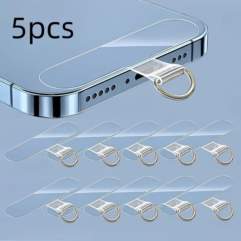 5PCS Universal Phone Lanyard Card Pads, Compatible with Phone Cases for Android Devices