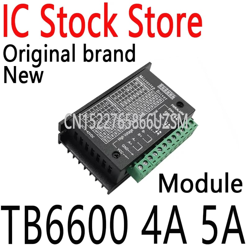 34 42/57/86 Scheda di controllo driver motore passo-passo CNC Versione aggiornata Nema 23 Nema 17 32 segmenti DC 9-42V Arduino TB6600 4A 5A