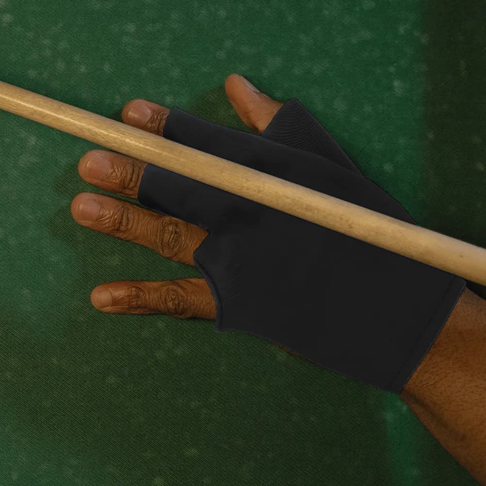 2 Guanti da Biliardo Elastici e Traspiranti, Comodi Guanti Sportivi per Snooker, Resistenti all'Usura, Protettivi per Giochi da Tavolo