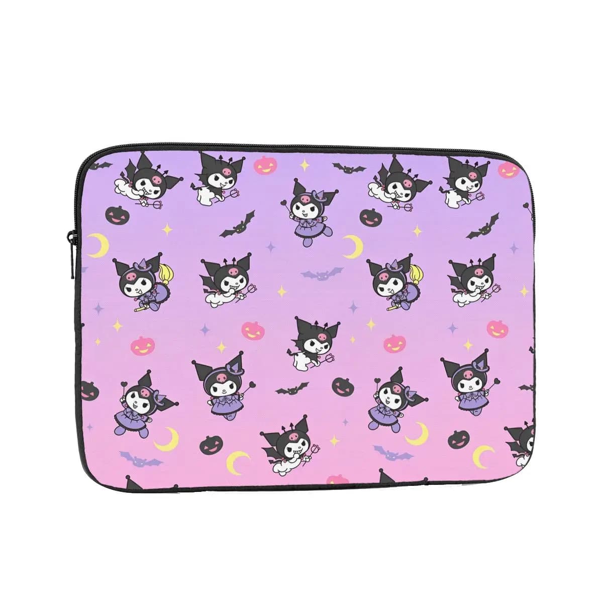 Custodia Protettiva per Laptop con Simpatico Cartone Animato, Borsa per Notebook da 10, 12, 13, 15, 17 Pollici, Custodia Antiurto Kawaii Kuromi