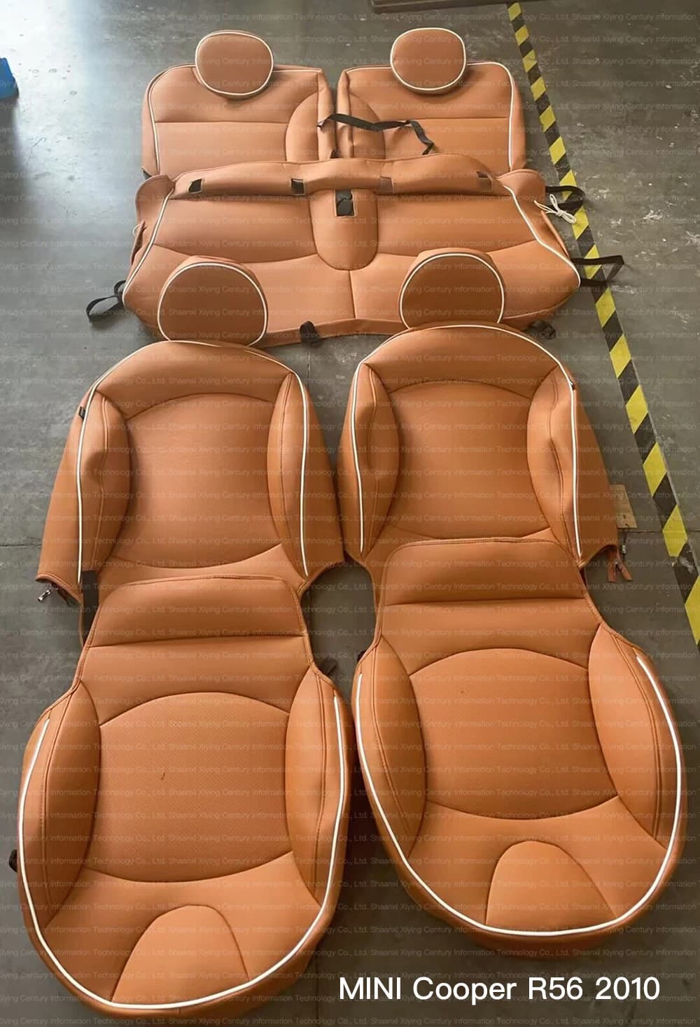 Customized accessories Car seat covers Full set of central perforated leather 5 seats for Bmw Mini Copper COUNTRYMAN CLUBMAN Coupe
