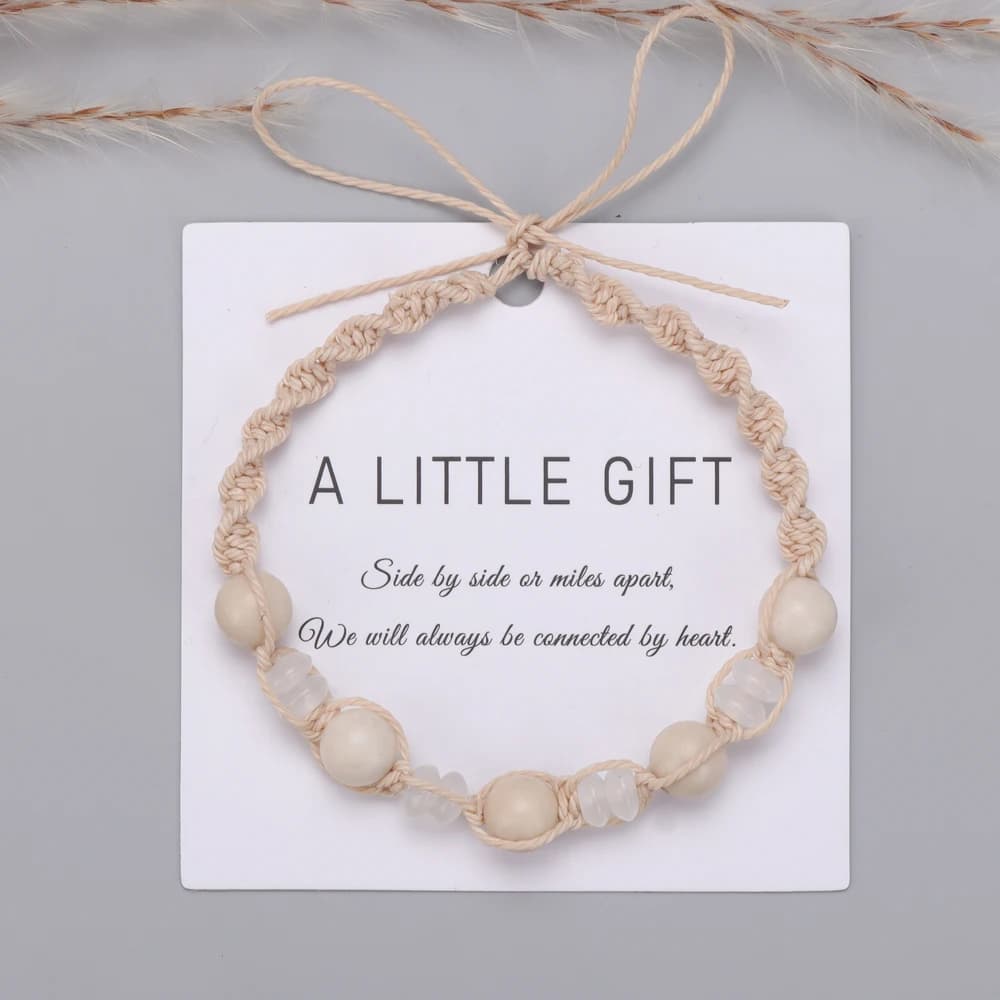8mm Bohemia Cat Eye Quartz Bracelet for Women Natural Stone Angelite Beads Braided Bracelets Lucky Jewelry Girls Birthday Gift