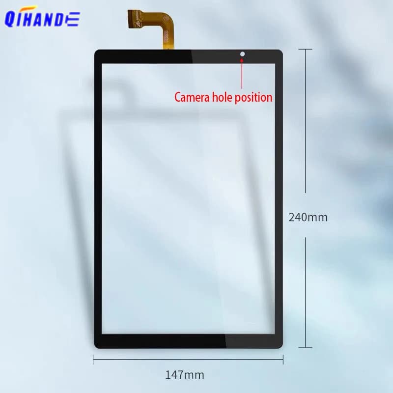 Nuovo pannello touch screen capacitivo da 10.1 pollici 2.5D per Teclast P10HD 4G / Teclast P10S LTE PXA29A011/Angs-ctp- 101350 Una pellicola di vetro