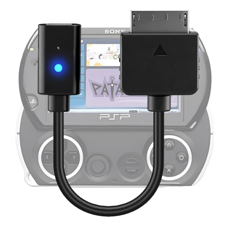 Cavo di Ricarica USB C per PS Vita 1000, Adattatore Convertitore Tipo C per Console Playstation Vita 1000, Cavo di Alimentazione con Indicatore LED