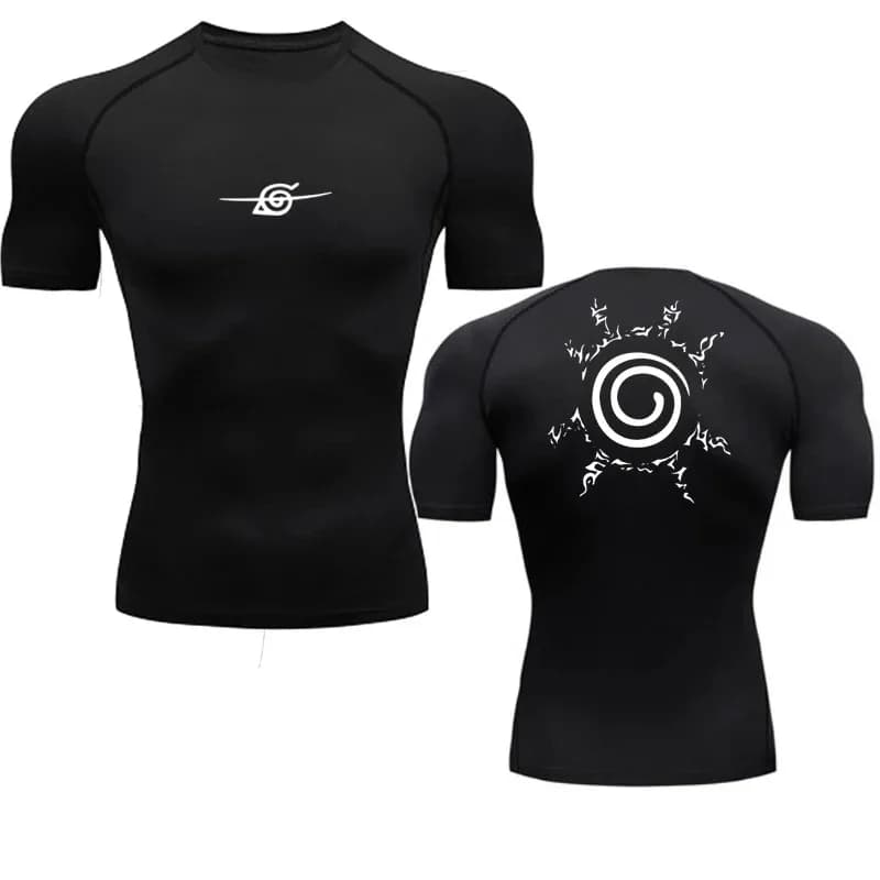 Men's Compression Shirt Sport Quick Dry Gym T-shirts Fitness Top Tees Summer Sweat Absorbent High Elasticity Absorbing Tight Fit