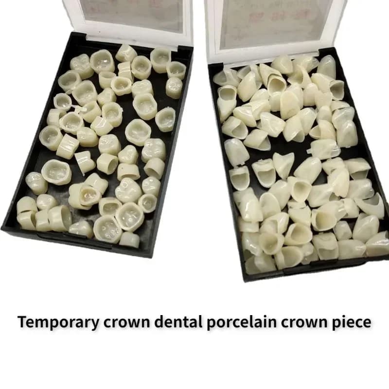 Faccette Dentali Temporanee Sicure in Porcellana per Denti Anteriori, Sbiancamento e Riempimento Spazi, Corone Finte, Strumenti per la Cura Orale del Dentista c854-fro
