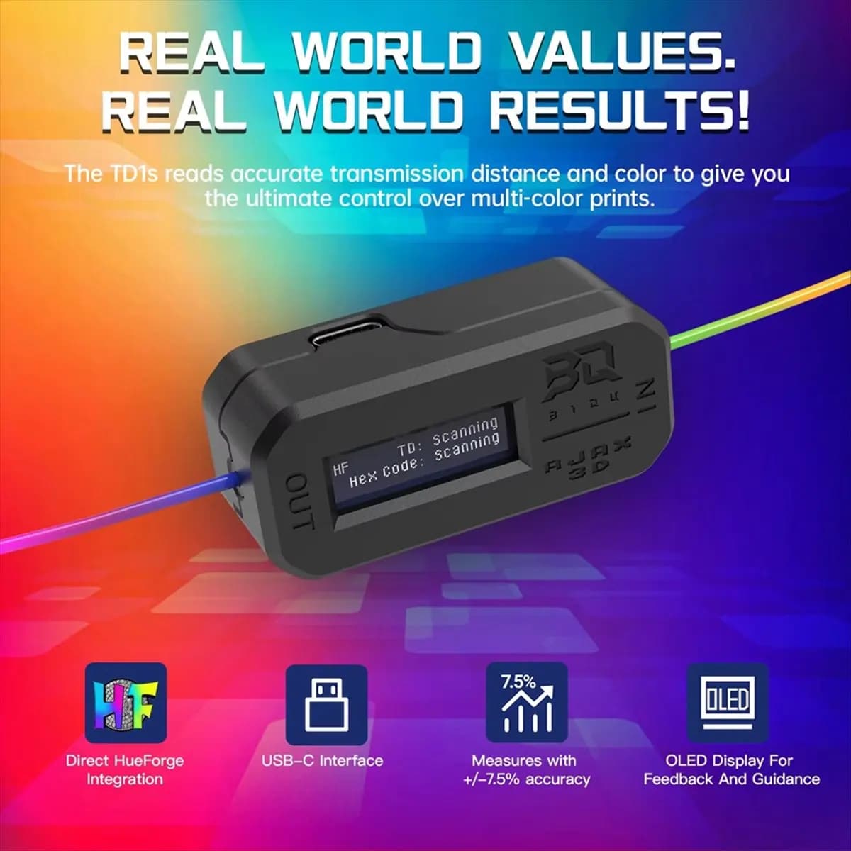 A10I TD1S Module Reads Accurate Transmission Distance and Color for 3D Printed Multi-Color Prints 3D Printers Accessories