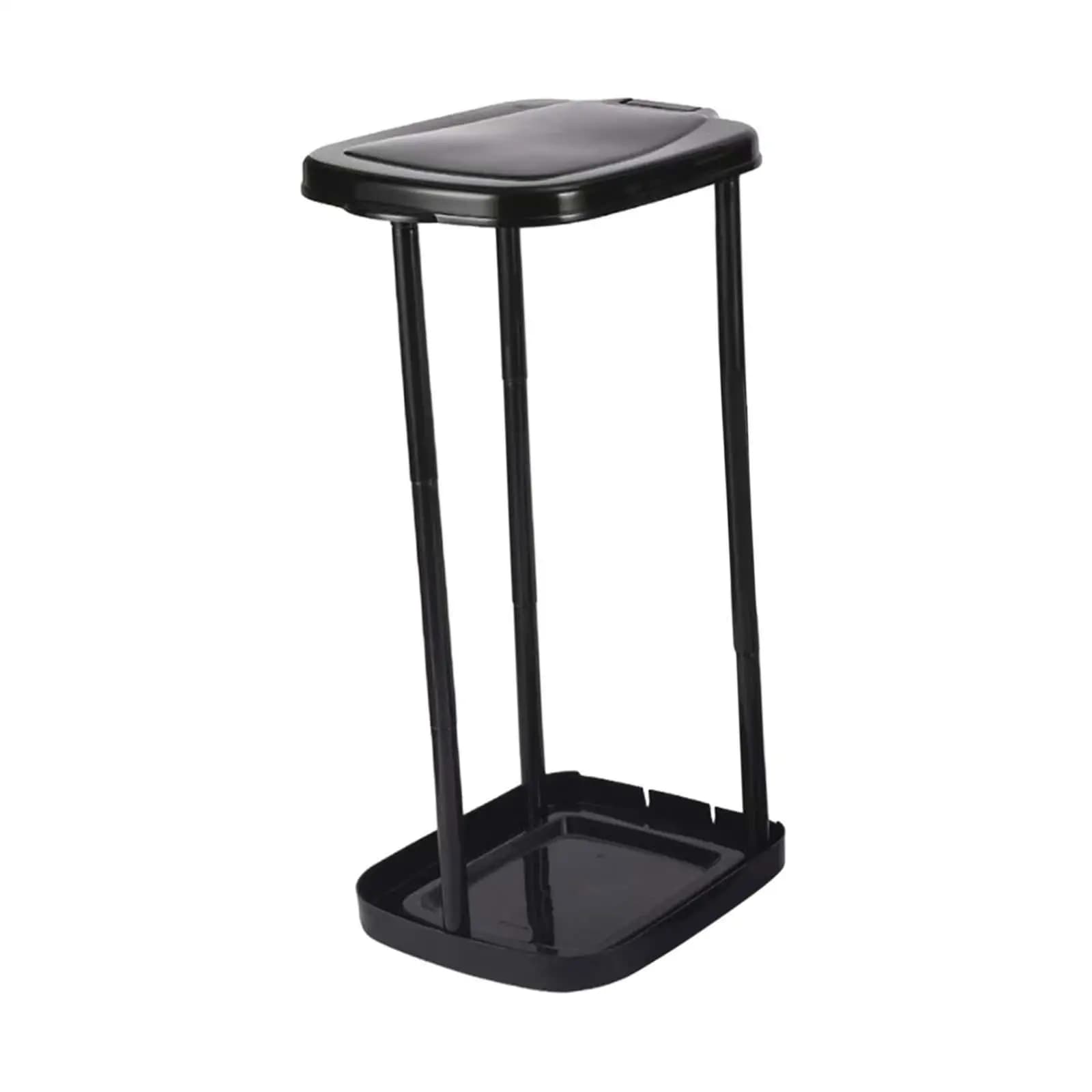 Portaborse per la spazzatura portatile, decorativo creativo, moderno, con coperchio ribaltabile, cestino per rifiuti da esterno, per campeggio, riciclaggio interno ed esterno, casa