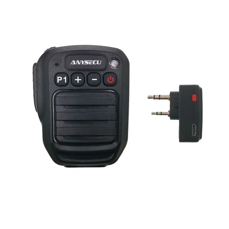 2025 Microfono wireless HB980 K Adattatore K Spina per UV-5R UV-82 Walkie Talkie o BF888S TH-UV8000D Blueteeth Microfono wireless