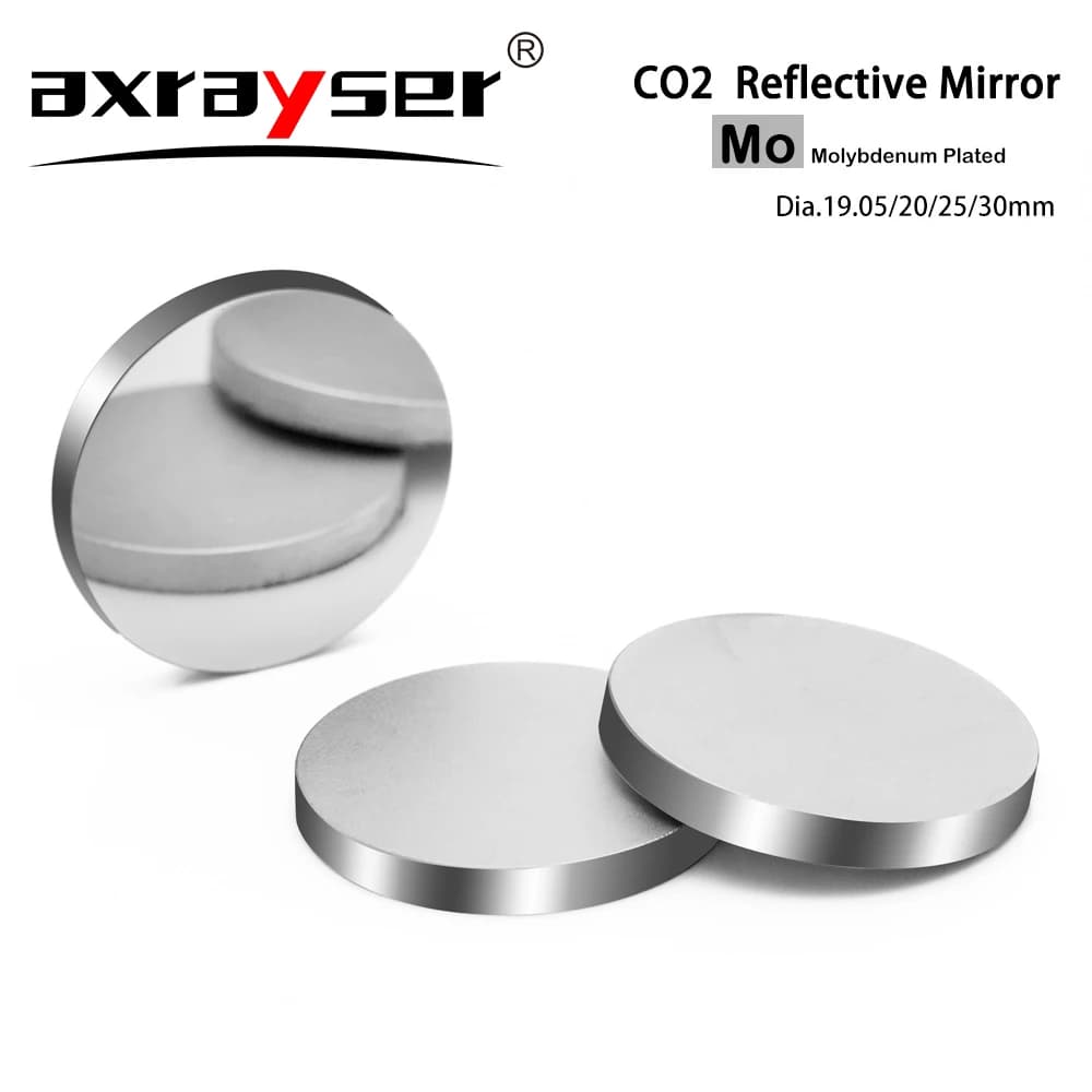 Mo mirror with laser reflective lens CO2 Dia.19.05 20 25 30 38.1 mm Thickness 3 mm for cutting engraving machine