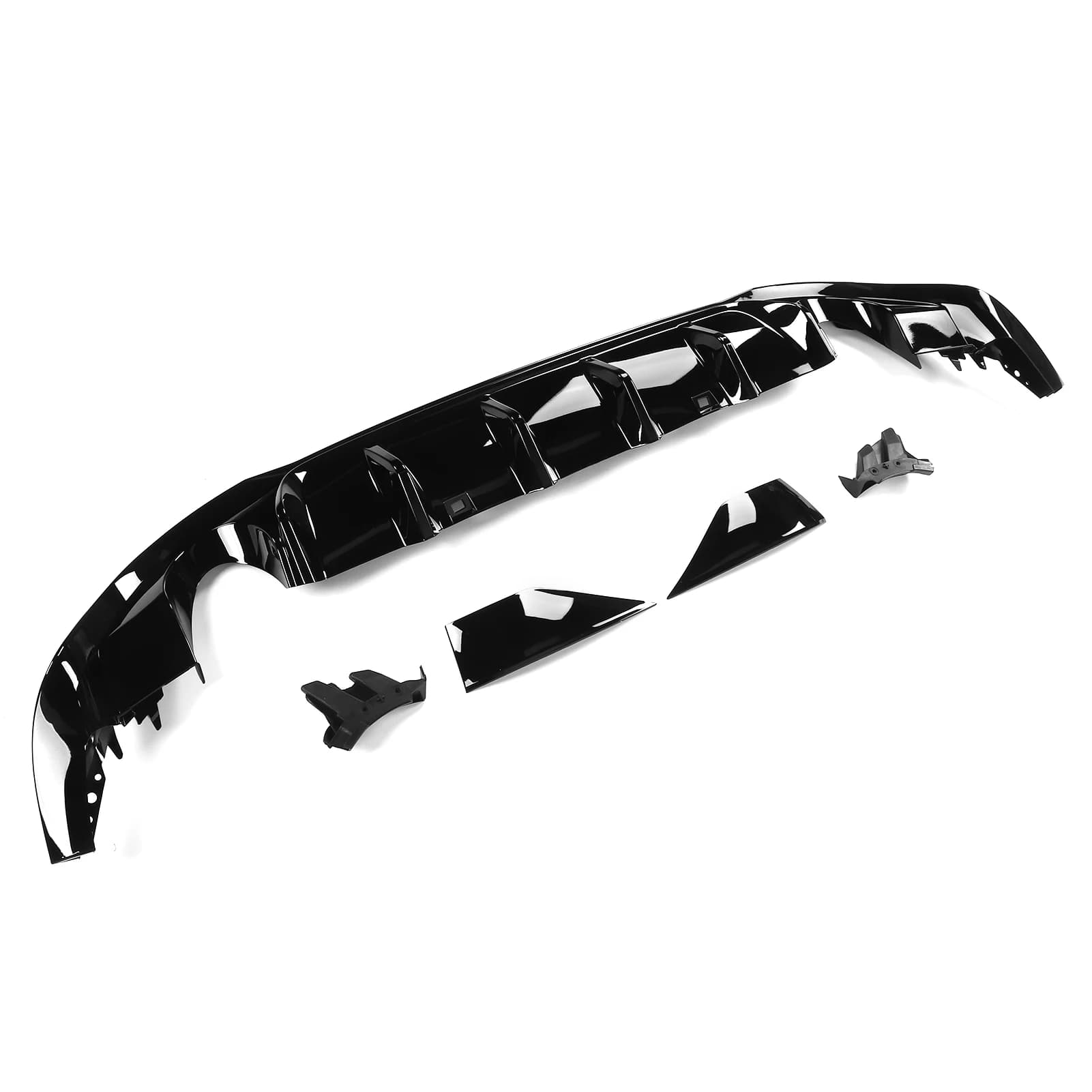 Black glossy for TCR rear bumper diffuser kit suitable for MK7.5 Facelift 2017-2020