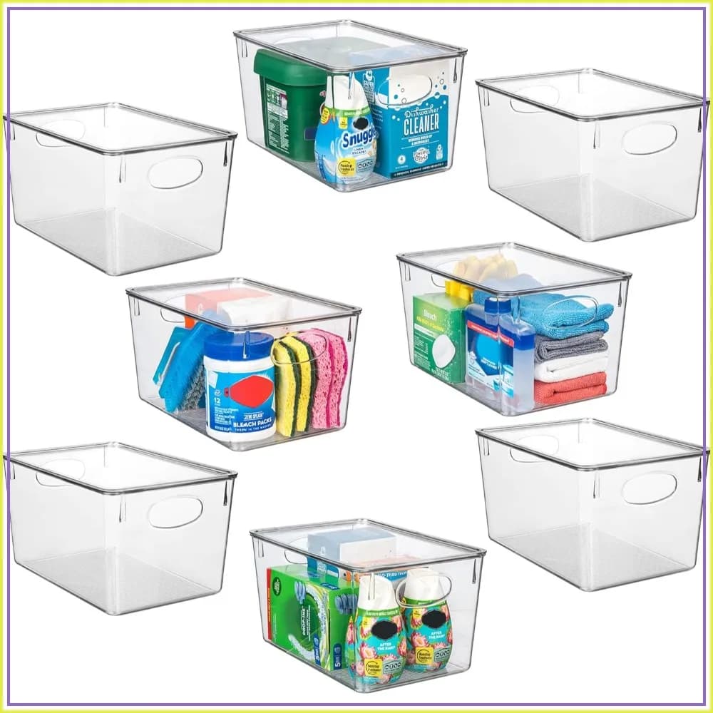 Airtight Food Storage Containers – BPA Free Kitchen Organization Set for Pantry, Cereal, Flour & Sugar