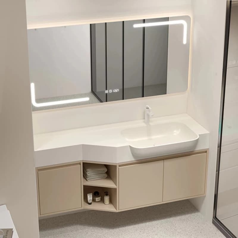 Sopra Buffet Mobiletto da bagno Disinfettante Gioielli Gioielli Cura della pelle Mobiletto da bagno Accessori angolari Gabinete Mobili per la casa