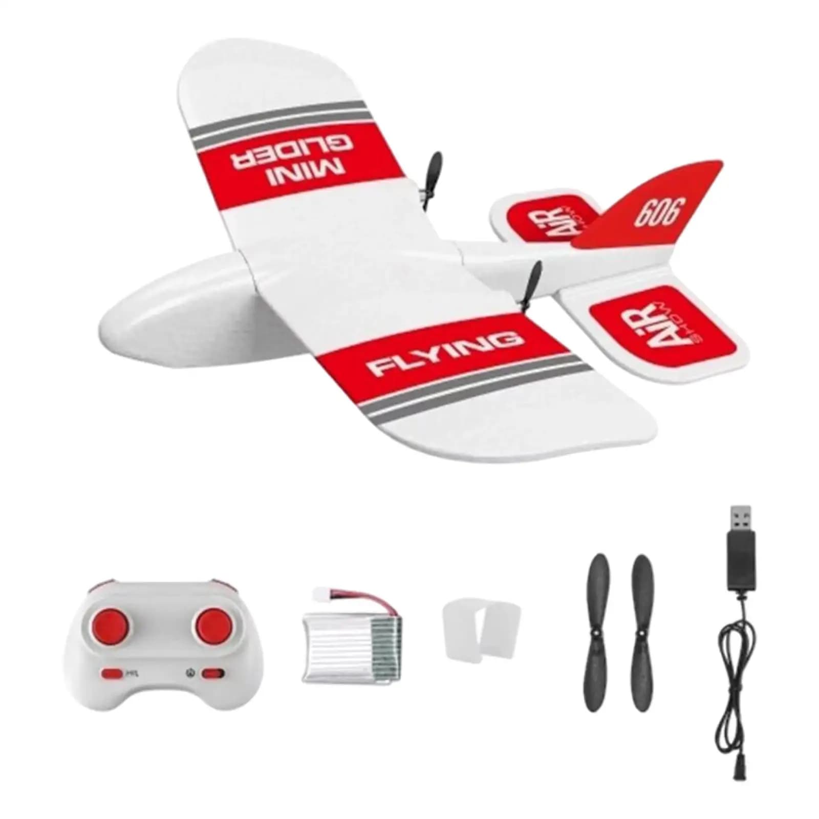 Mini Aliante RC in Schiuma EPP con Giroscopio Integrato, Giocattolo Volante Fai-da-Te per KF60