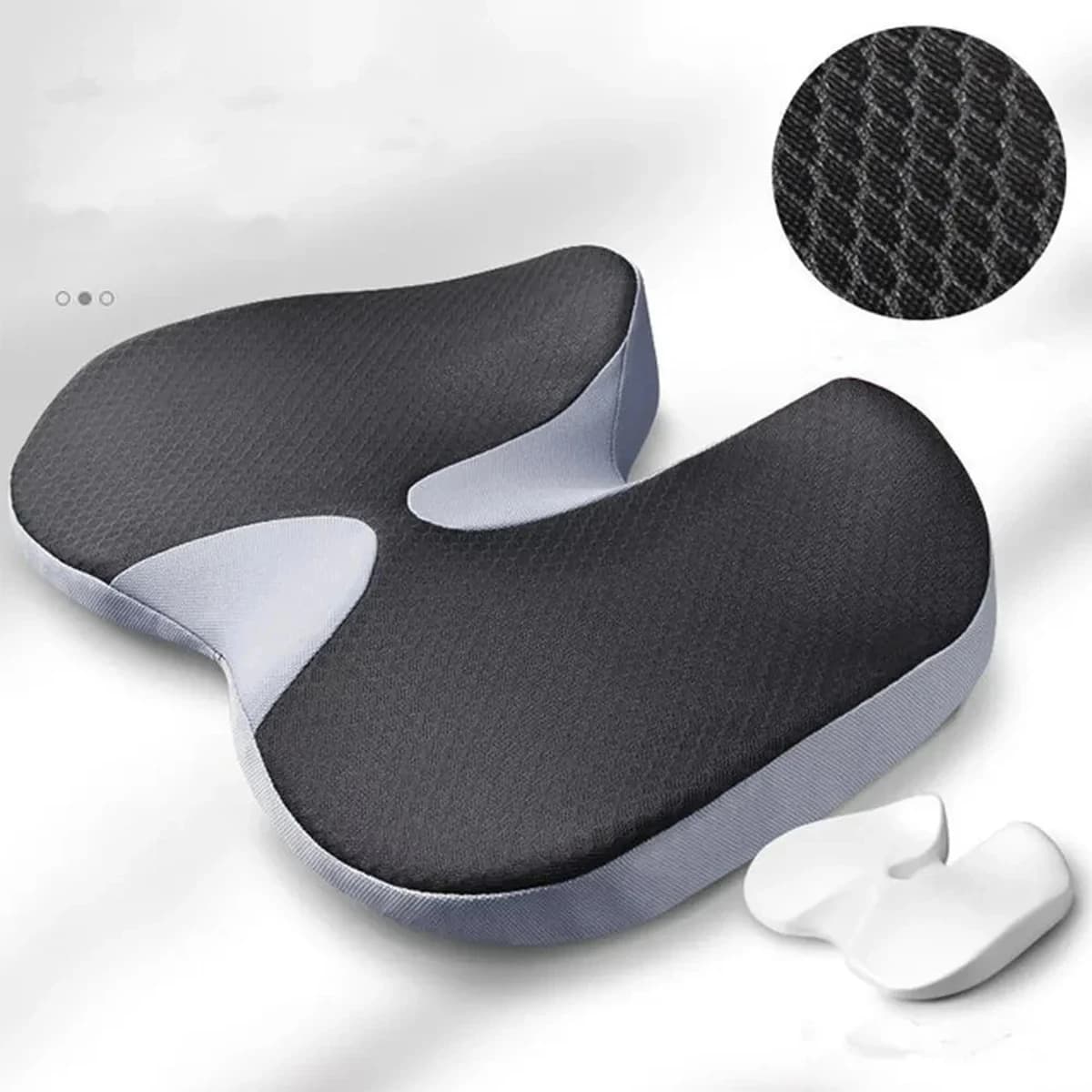 1 cuscino per seggiolino auto in cotone memory, design ergonomico, allevia l'affaticamento dell'anca, casa, ufficio, auto sono adatti