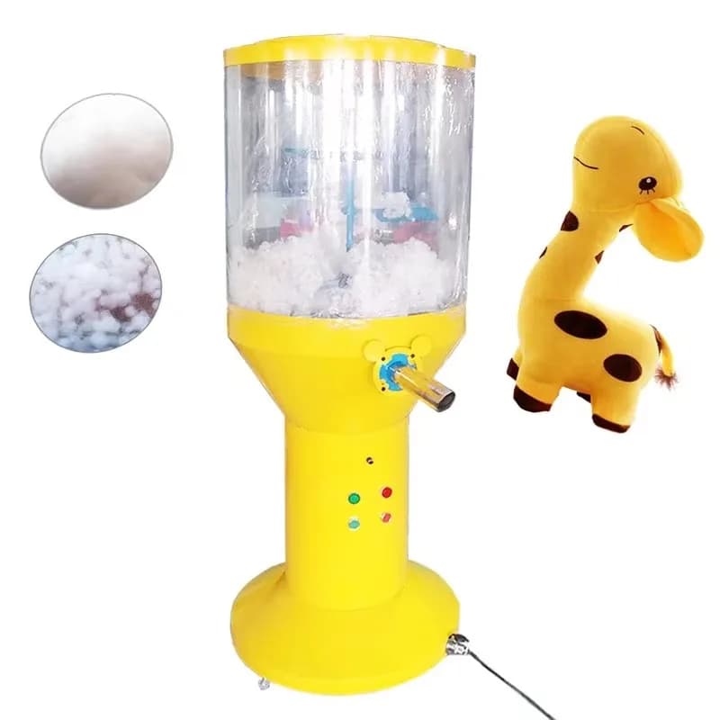 Teddy Bear Stuffing Equipment Portable Motor New Arriving Stuffed Animal Toy Filling Machine 220V FL Customized Wholesale