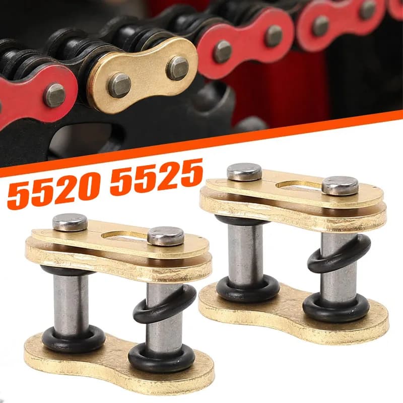 Chain Connector Master Joint Link with O-Ring Chains Lock Chain Buckle Motorcycle Oil Seal Ring Link 520 525 Heavy Chains