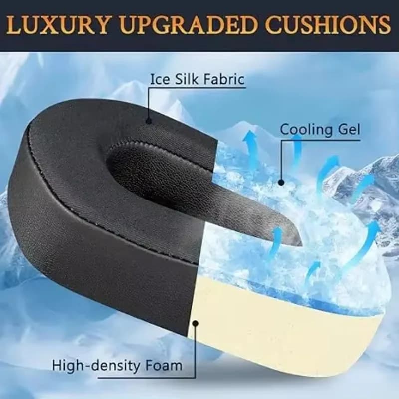 Cooling Gel Professional Earpads Replacement for Logitech G733 G535 G335 Wireless Gaming Headset, Ear Pads Cushions