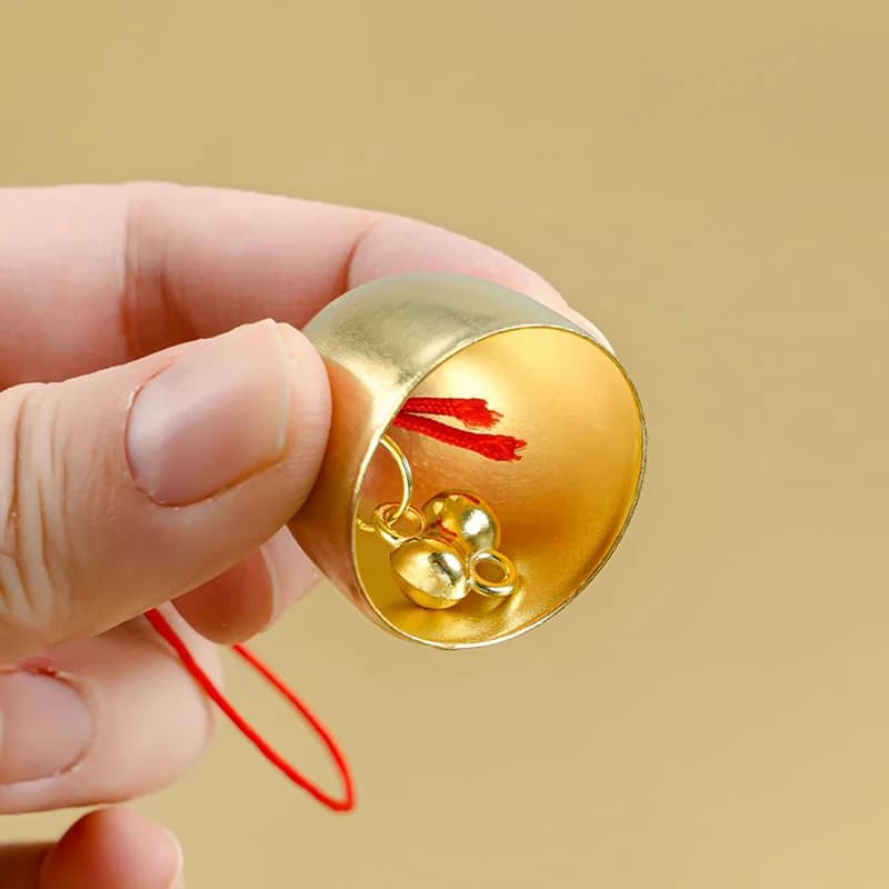 [YOUU]10/20Pcs DIY Brass Mini Bell Christma Metal Bell Decoration Pendant Door Bell Diy Craft Wind Chime Brass Bell Decor