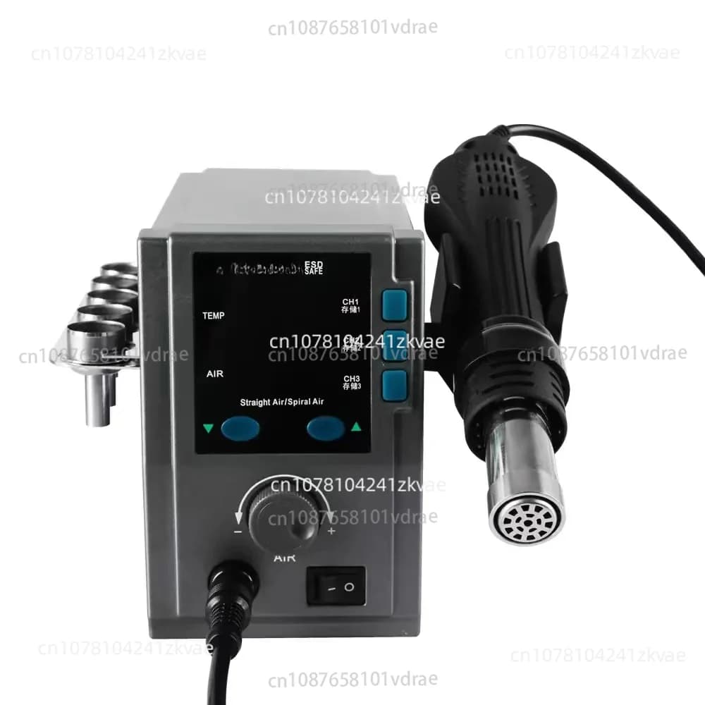 Pistola di calore 2020D 700W Pistola ad aria calda SMD digitale a vento morbido per la riparazione del telefono cellulare Stazione di calore 20d Pistola ad aria morbida elettrica
