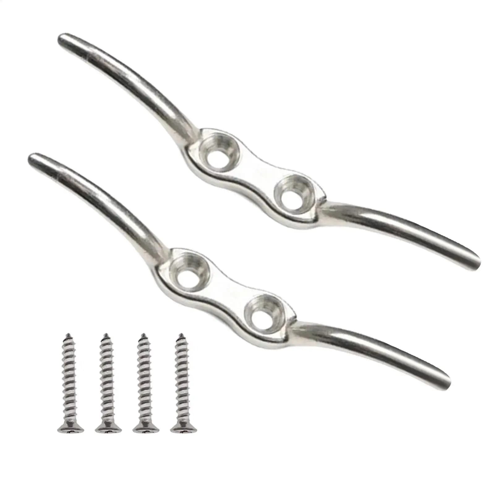 Bitta da Ancoraggio Compatta in Acciaio Inossidabile per Imbarcazioni, Accessori Marini per Ormeggio di Kayak, Canoe, Ponti Marittimi e Banchine