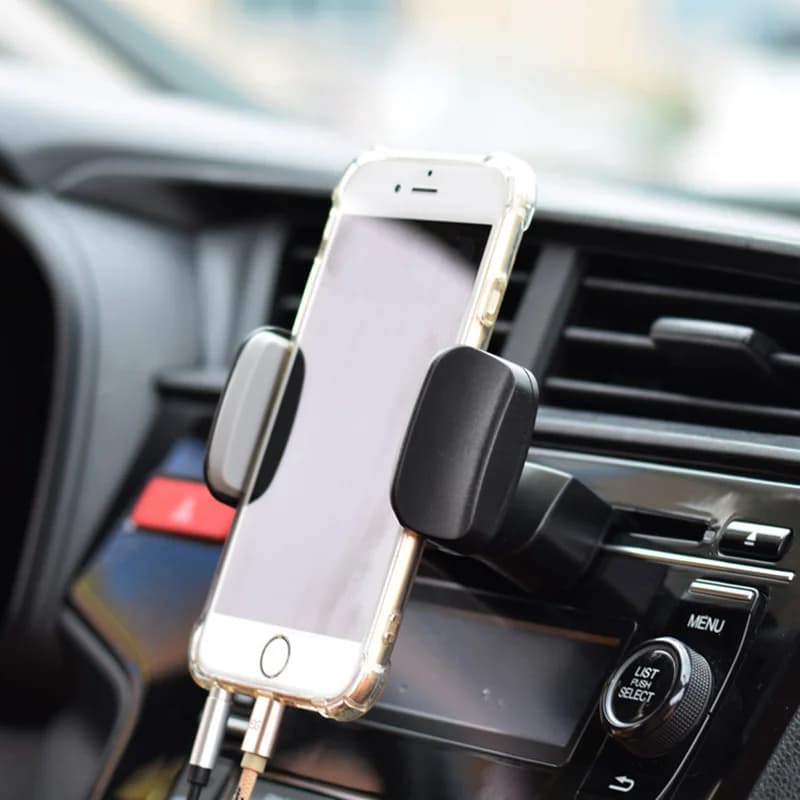 Supporto per telefono cellulare per auto, supporto per telefono per auto con slot per CD, compatibile con tutti gli smartphone