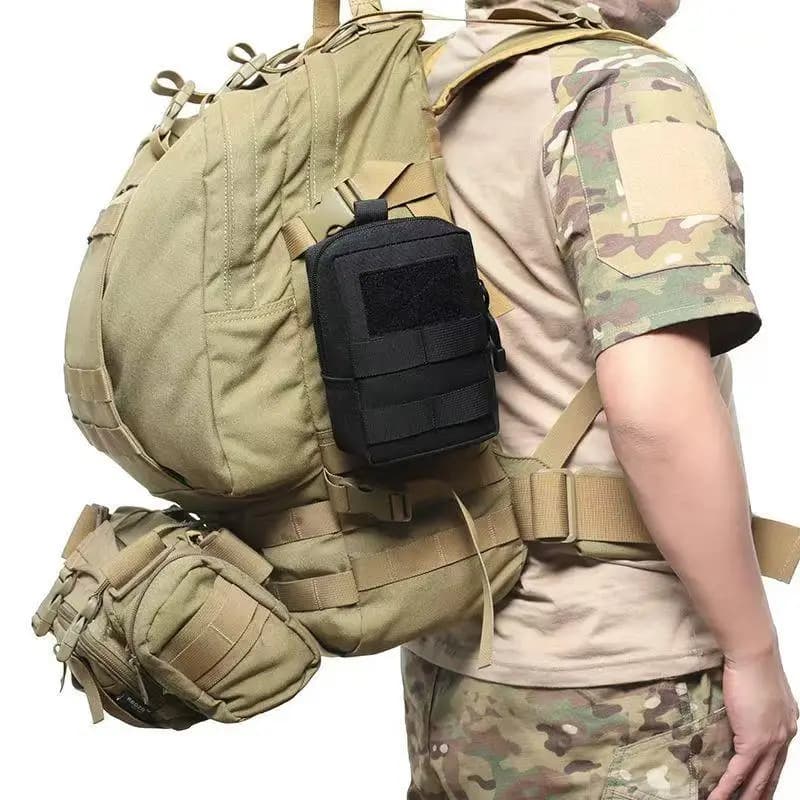 Kit di Pronto Soccorso Tattico Impermeabile - Borsa MOLLE per Traumi con Organizer Medico, Attrezzatura per Sopravvivenza e Campeggio, per Escursionismo e Uso Militare