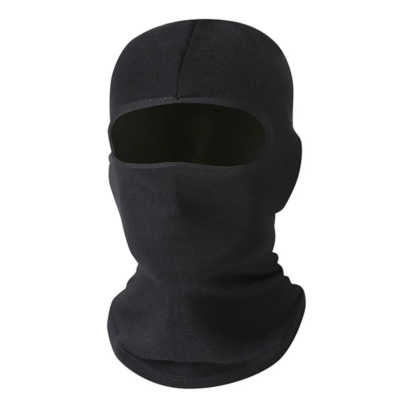 1 pz maschera a pieno facciale per moto uomo donna Wargame ciclismo sci snowboard berretto antivento inverno collo caldo bici nera sport all'aria aperta