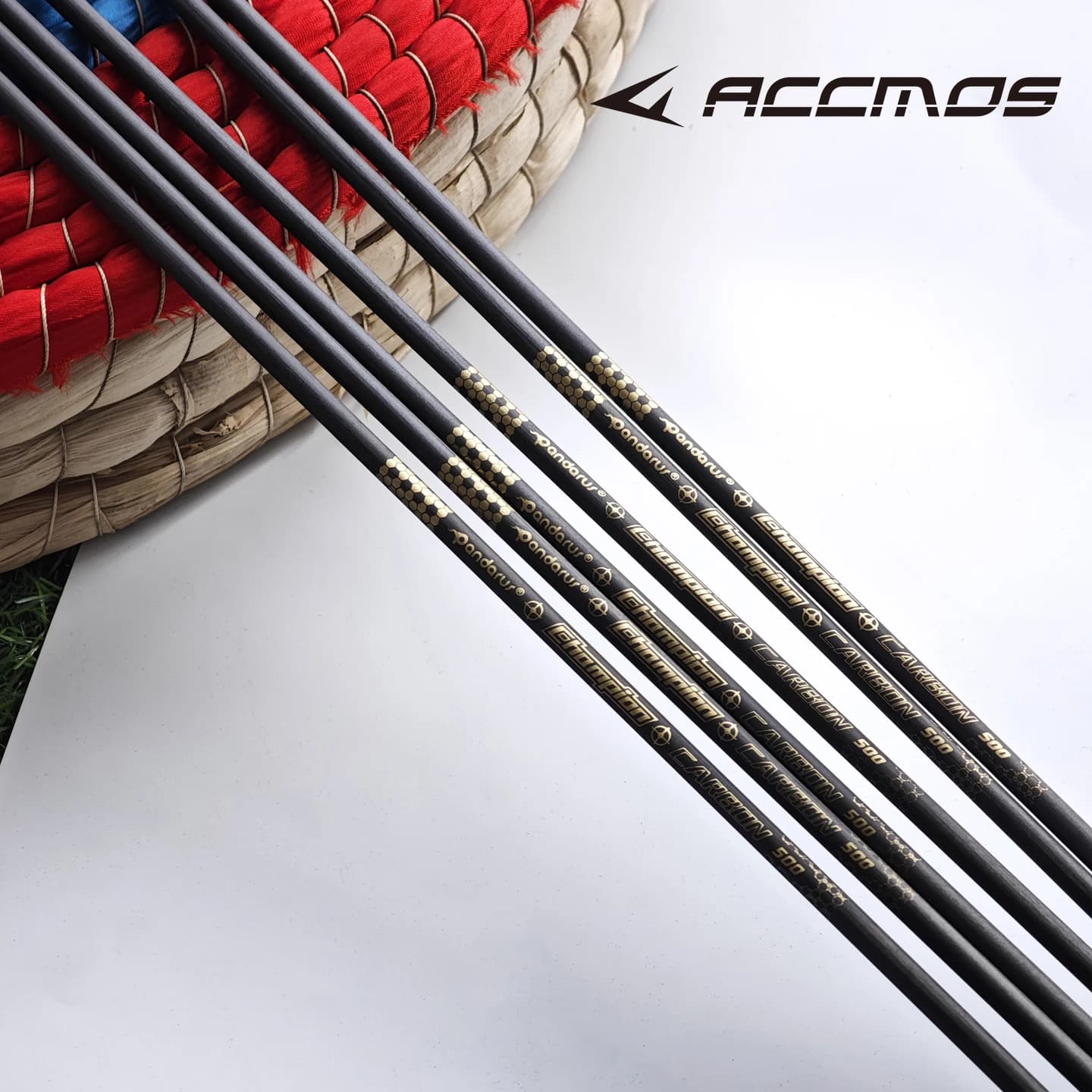 Aste per Frecce in Carbonio Puro 6/12 pz, ID 4.2mm, Spine 400-1500, per Tiro con l'Arco a Segno