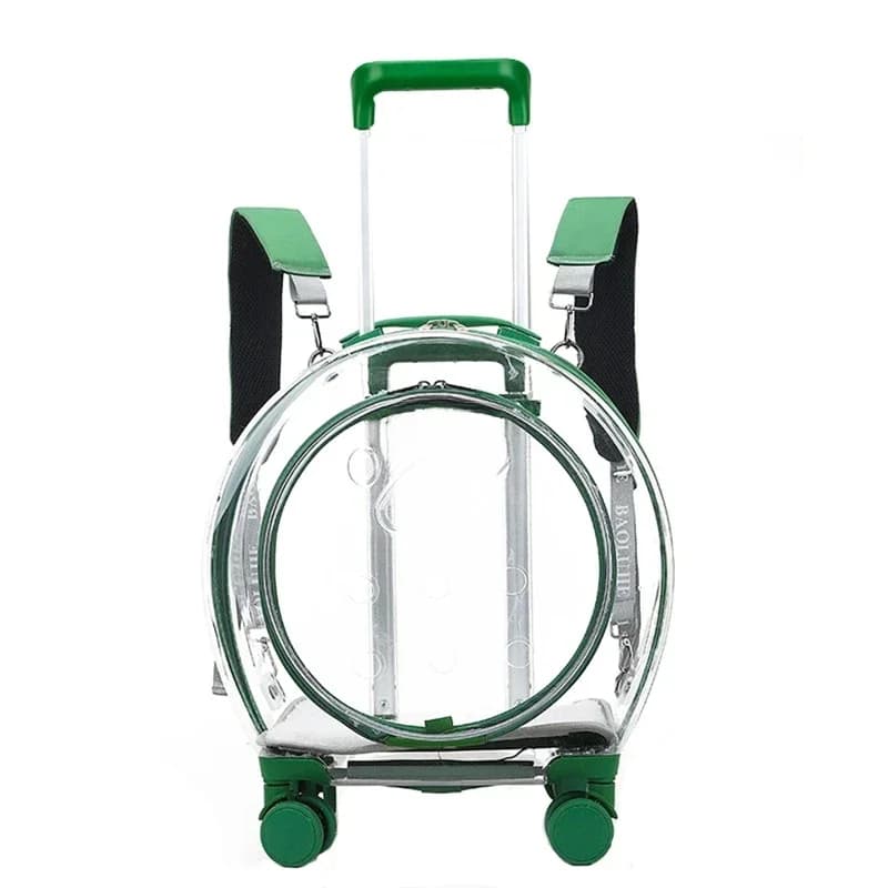 -Cuscini per animali domestici semplici e creativi Trolley per gatti multifunzione trasparente Capsula spaziale portatile Fuori passeggino per cani Forniture per animali domestici
