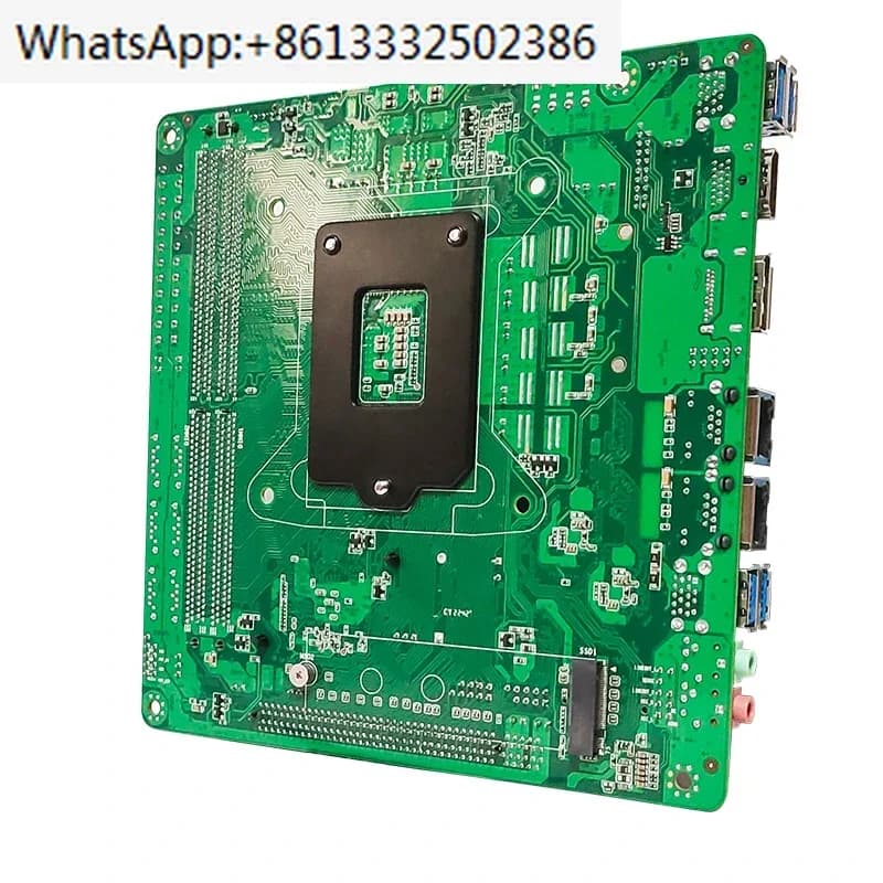 Nuova scheda madre B365 Black Qunhui ITX, computer industriale, routing morbido, server di archiviazione NAS, CPU di sesta generazione a 9a generazione, doppio M.2