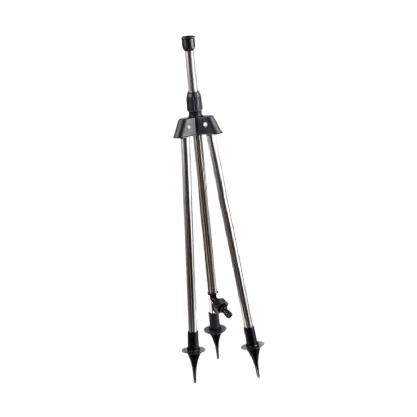 Garden Lawn Sprinkler Tripod Stainless Steel Automatic Rotating for Agricultural Production Garden Public Green Space Backyard