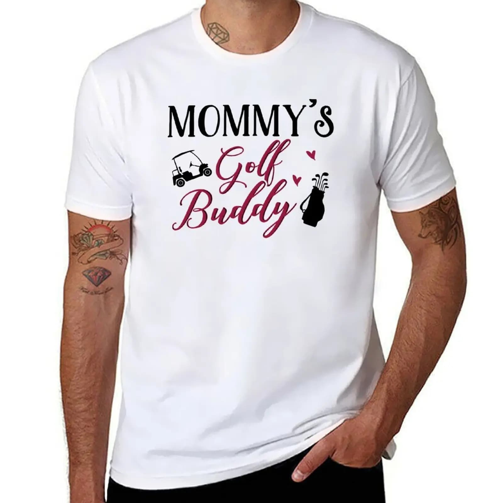 Golf Mamma e bambino T-shirt abbinate T-shirt regalo uomo maglietta da uomo maglietta in cotone 100% T-shirt