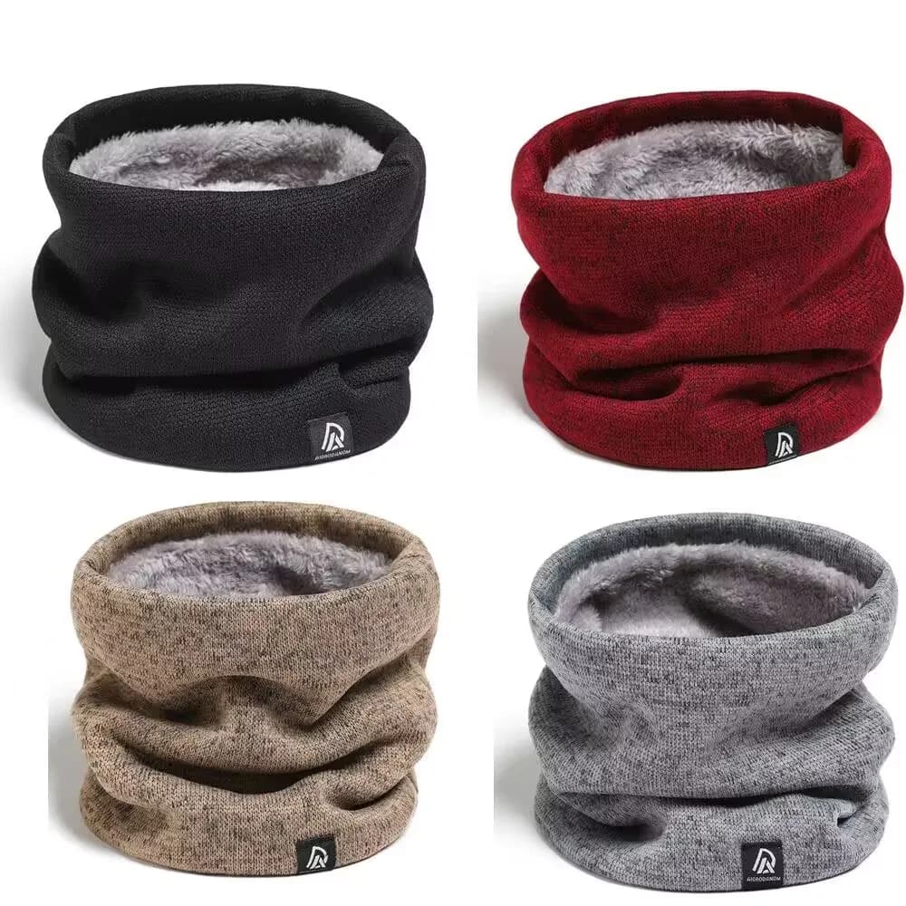 2026 Solid Soft Knitted Neck Warmer Sport Scarf Women Men Face Cover Winter Skating Running Warm Scarves Thick Cold-proof Collar