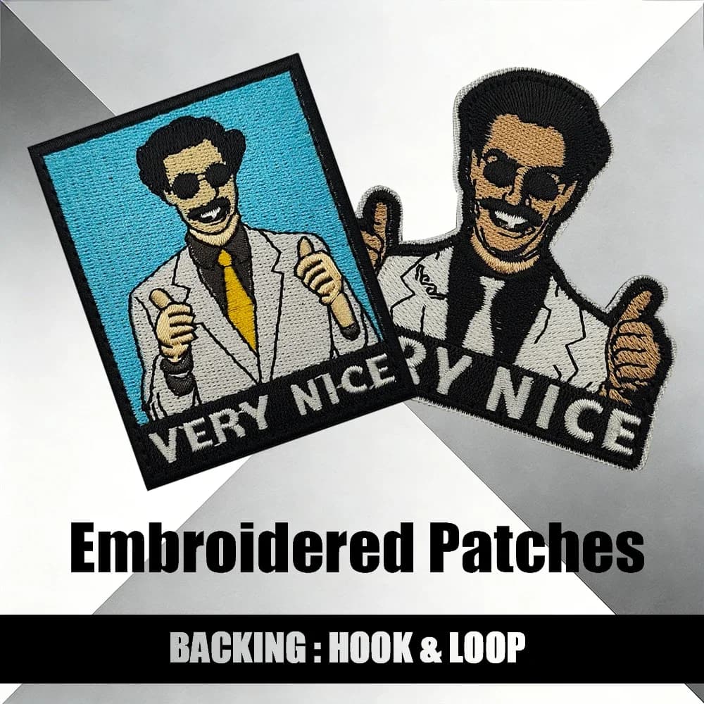 Very Nice Meme Tactical Patches Fun Hook And Loop Molle Compatible for Jackets Jeans Hats - Trendy Gear Accessory