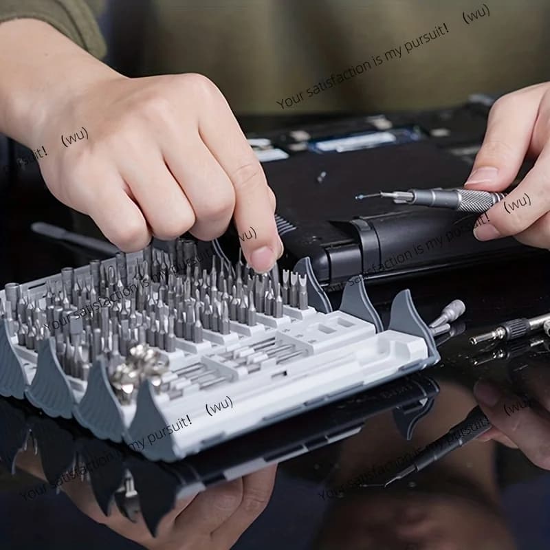 Set di Cacciaviti di Precisione ZOCI 128 in 1, Punte Magnetiche Phillips Torx, Kit Portatile Professionale per Riparazioni Elettroniche