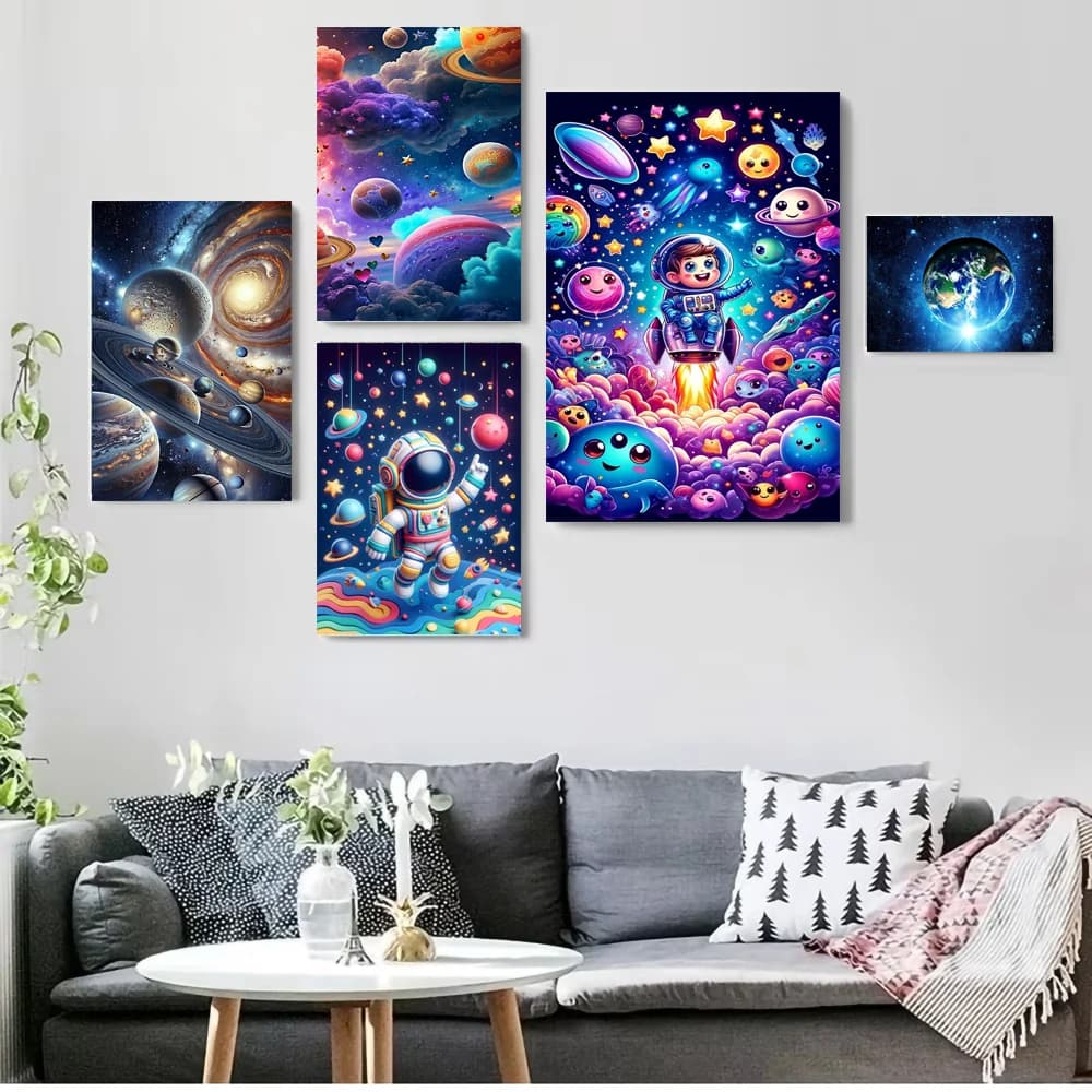 Abstract dance Decoration painting with frame for high definition digital inkjet animals, home/house pictures, wall decoration painting