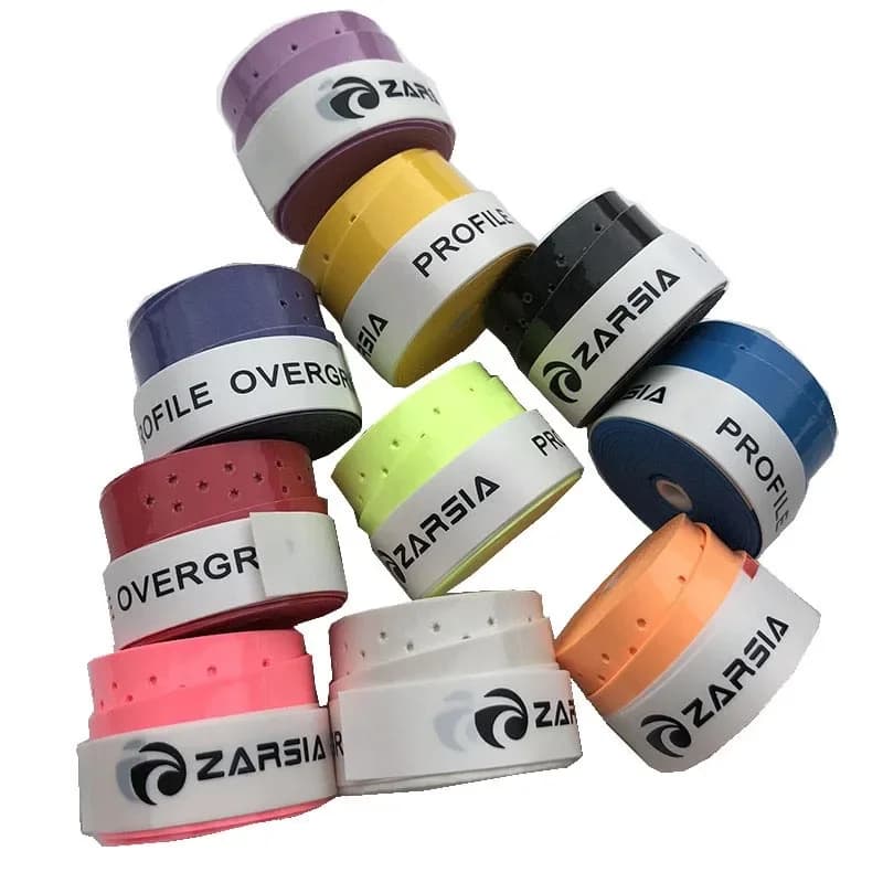 15PCS ZARSIA Laminato Perforato Tennis Overgrip Badminton Racchetta Sweatband Maglia Mano Colla Appiccicoso antiscivolo Canna Da Pesca Cinghia
