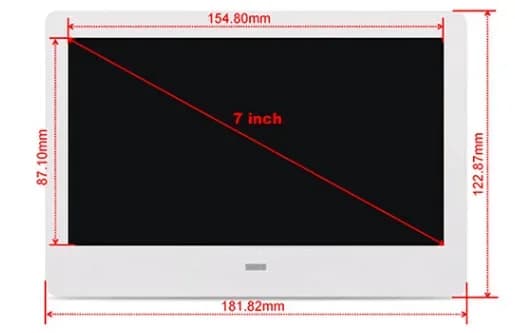 Best Selling 7 Inch Ultra Narrow Side Digital Photo Frame Gift Gift Electronic Album Wall Mounted Advertising Machine