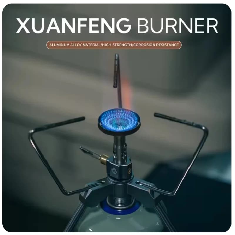 CAMPINGMOON Kitchen tools for outdoor picnic barbecue, folding stove, XD-2-M camping butane gas, portable rear packaging