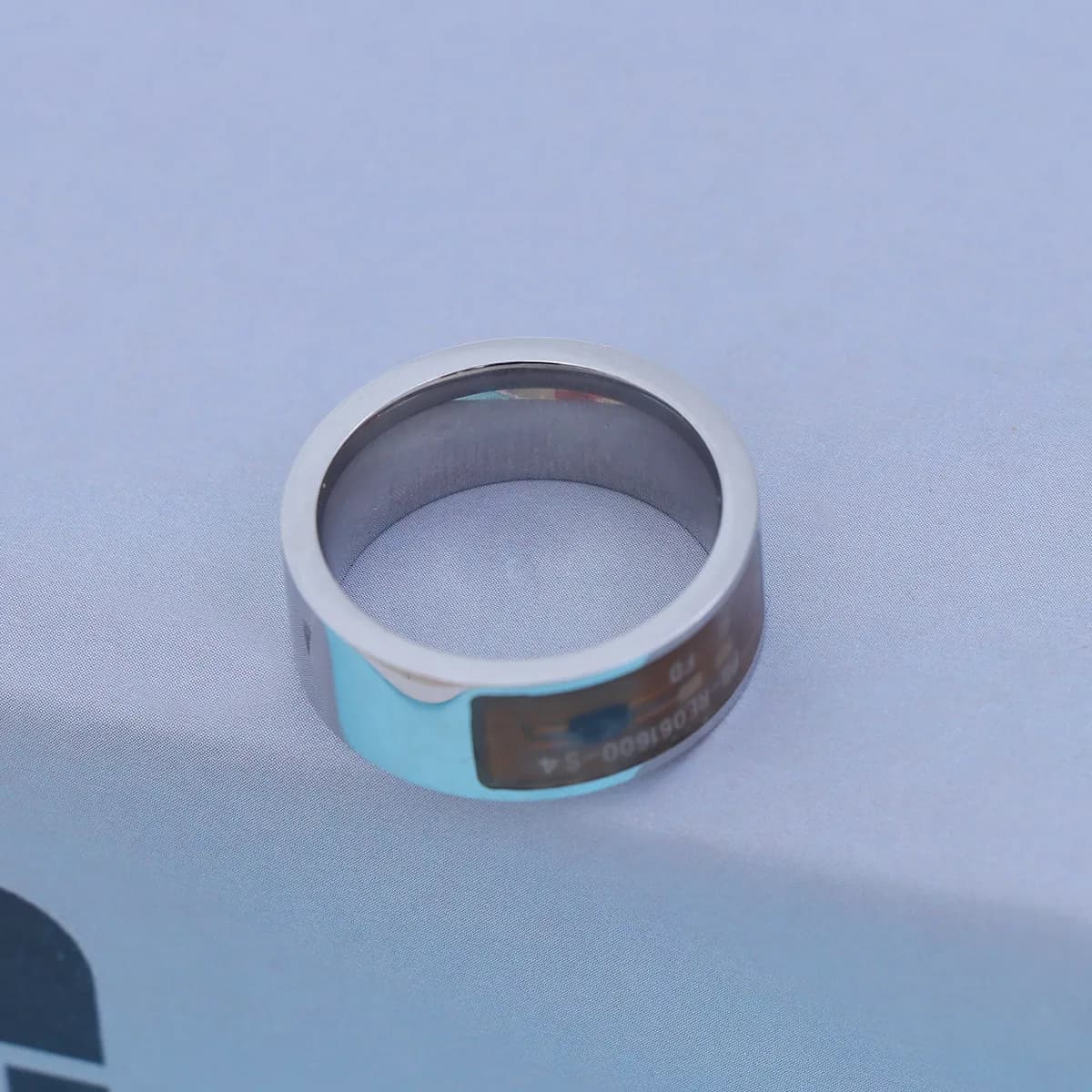 Anello Smart NFC da 8 mm, Anello Digitale Indossabile per Uomo e Donna, Sblocco Schermo, Blocco App, Avvio Rapido, Condivisione, Abilitato con Chip NFC