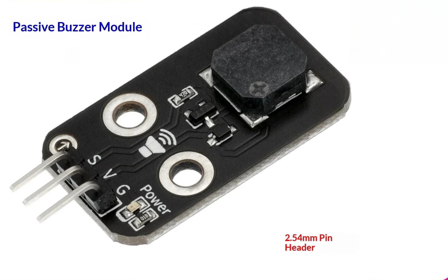 Passive buzzer module - buzzer horn suitable for Arduino kit microcontroller development board sensor