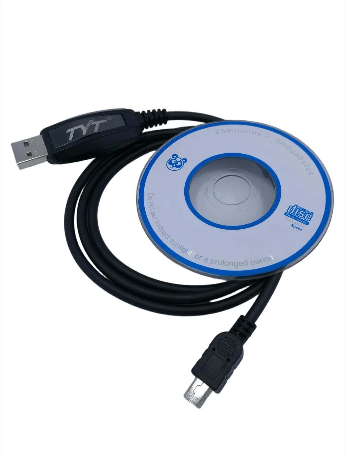 TYT TH-9800 USB Programming Cable Driver with CD Win10 For Mobile Radio TYT TH-UV3R TH-9800 TH-7800 TH-8600 Car Walkie Talkie