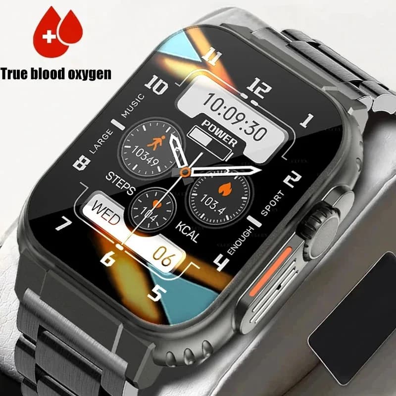 New Smart Men's Outdoor Sport Watch With AMOLED HD Screen, Intelligent Health watch