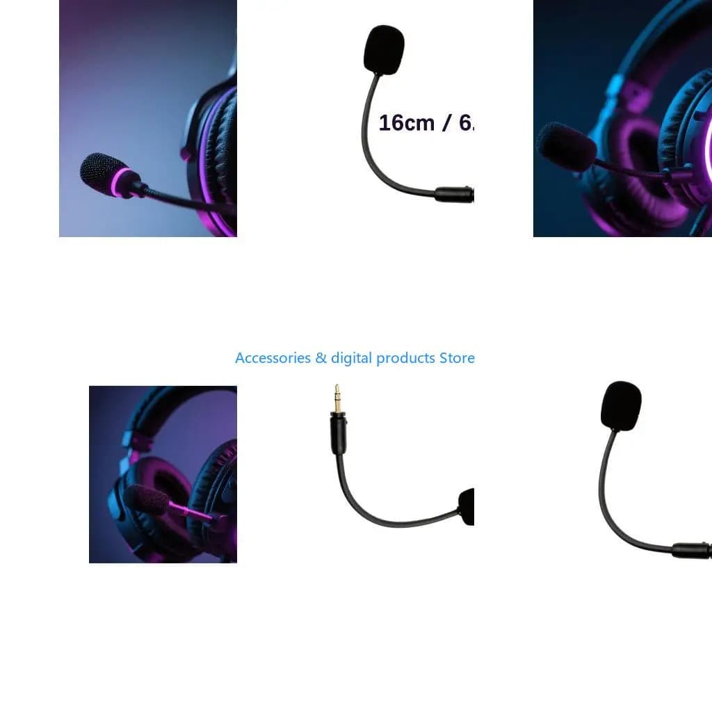 77JD Gaming Microphone Removable Voice Enhancement Noise Reduces 60dB
