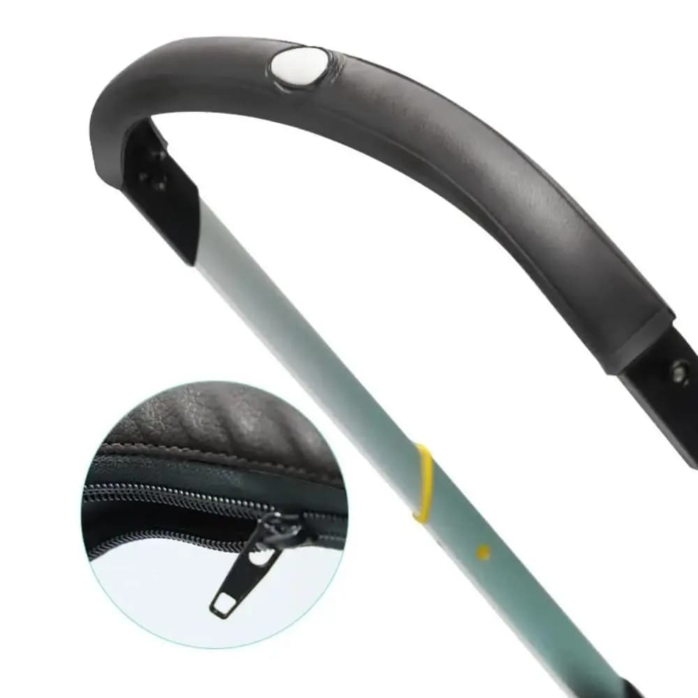 Copri maniglia per passeggino in pelle PU accessori per passeggino con protezione per bracciolo lavabile staccabile